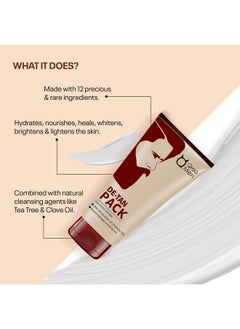 Qraa Men De Tan Pack With De Tan Scrub For Skin Lightening Brightening | Dirt & Blackhead Removal |Tan Removal Face Scrub & Pack | 100Gm X 2 (Pack Of 2)  - Image 4