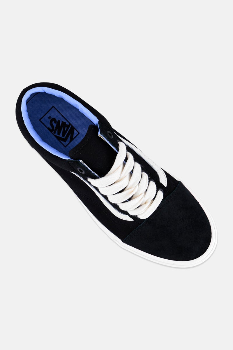 VANS Men Old Skool Lace Up Skateboarding Shoes, Black - Image 4
