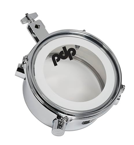 Pacific Drums by DW Mini Timbale, Chrome Plated Steel, 4X8 - Image 1