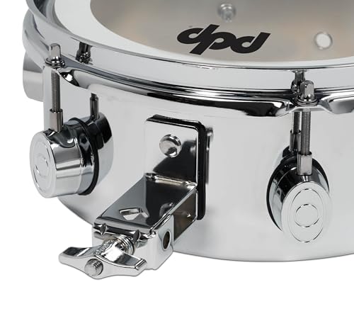 Pacific Drums by DW Mini Timbale, Chrome Plated Steel, 4X8 - Image 2
