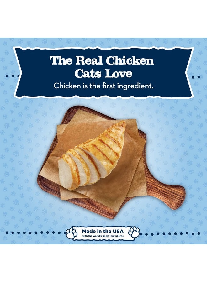 بلو بافلو طعام القطط الرطب الطبيعي من بيبي بلو كيتن، تركيبة نمو صحية مع حمض الدوكوساهيكسانويك، وصفة دجاج، عبوة متعددة، 3 أونصات (6 عبوات) - Image 3