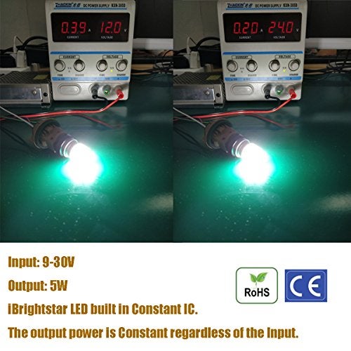 iBrightstar 9-30V Extremely Bright 1157 2057 2357 7528 BAY15D LED Bulbs Replacement for Back Up Reverse Lights or Tail Brake Lights, Xenon White - Image 4