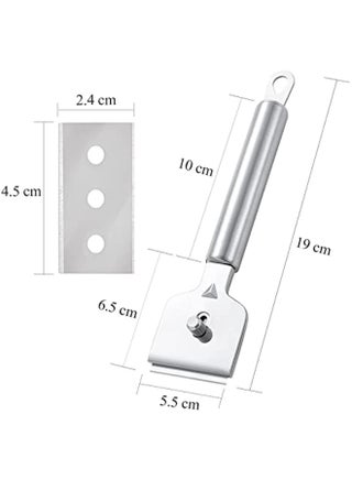 Stainless Steel Ceramic Hob Scraper with Replacement Blades High-Quality Glass Scraper Ceramic Hob Ceramic Hob Scratcher Reliable Scraper for Kitchen and Household - pzsku/Z6C7A9F79A38F3CF7CC95Z/45/1746563783/94b93cb3-fa07-43be-be40-2ddb315ee377