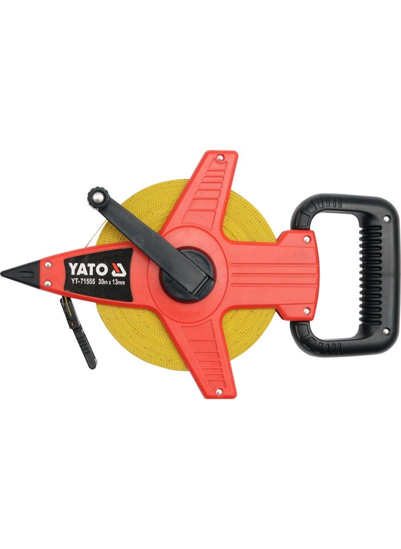 Yato YATO Measuring Tape 30Mx13mm Fibre Glass Blade Open Type YT-71555 