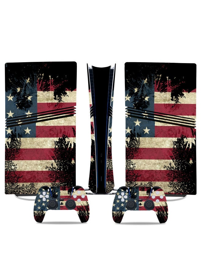 Generic Chivalrous PS5 Pro Stickers Full Body Stickers PS5 Pro Game Machine Stickers Protective Stickers Handle Stickers-Color:TN-P5PDigital-0124  - Image 5