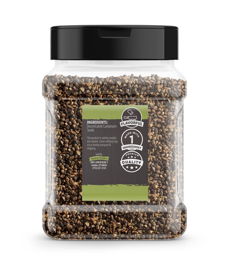 Birch & Meadow Green Cardamom Seeds, 10.5 oz, Decorticated, Indian Cuisine - Image 2