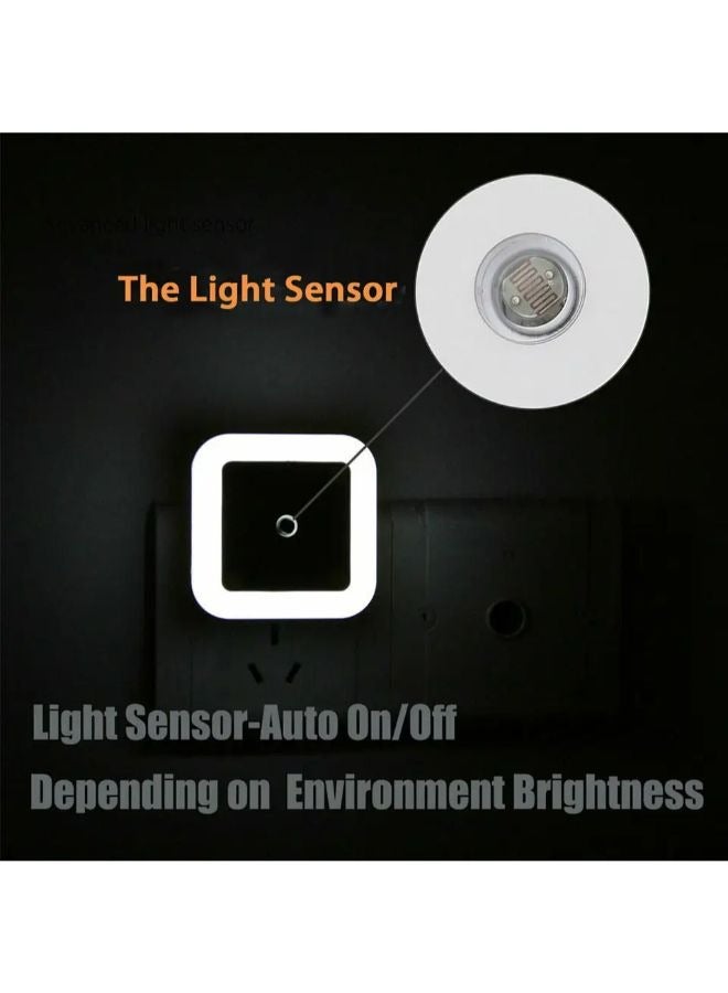 LED Plug-in Night Light Super Smart Socket Dusk to Dawn Sensor Lights - Image 2