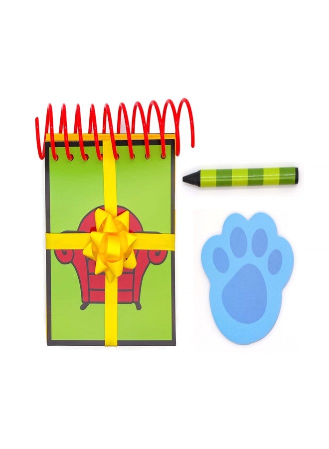 ASVP Shop Birthday - Handy Dandy Notebook With 1 Black Crayon & 1 Paw Sticky Notes Pad - Image 1