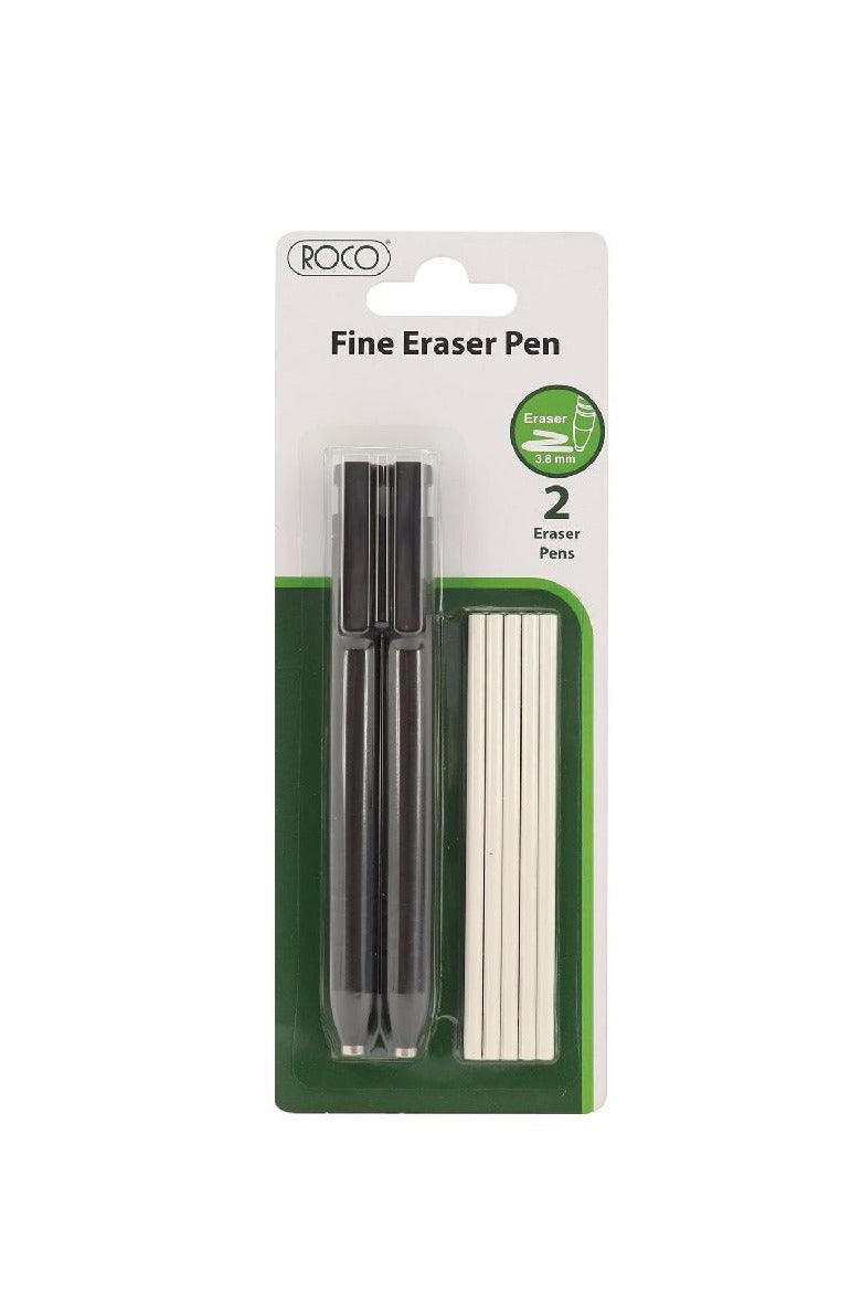ROCO Artist Eraser 2 Pen Eraser + 5 Refills 3.8mm
