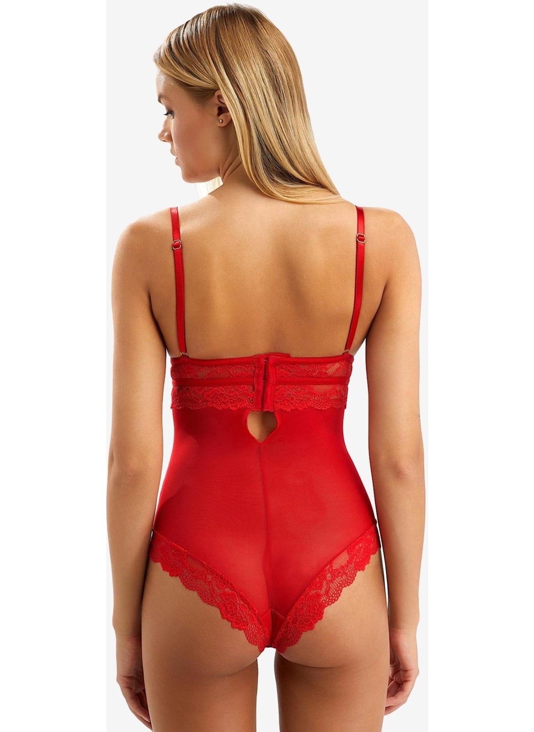 Ayyıldız - Crescent Moon 2050 Red Bodysuit - Image 1