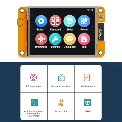 MakerHawk 2.8" ESP32 Development Board WiFi Bluetooth ESP32-2432S028R Dual-core 240x320 Smart LCD Display TFT Module Touch Screen for Arduino IDE IoT - Image 5