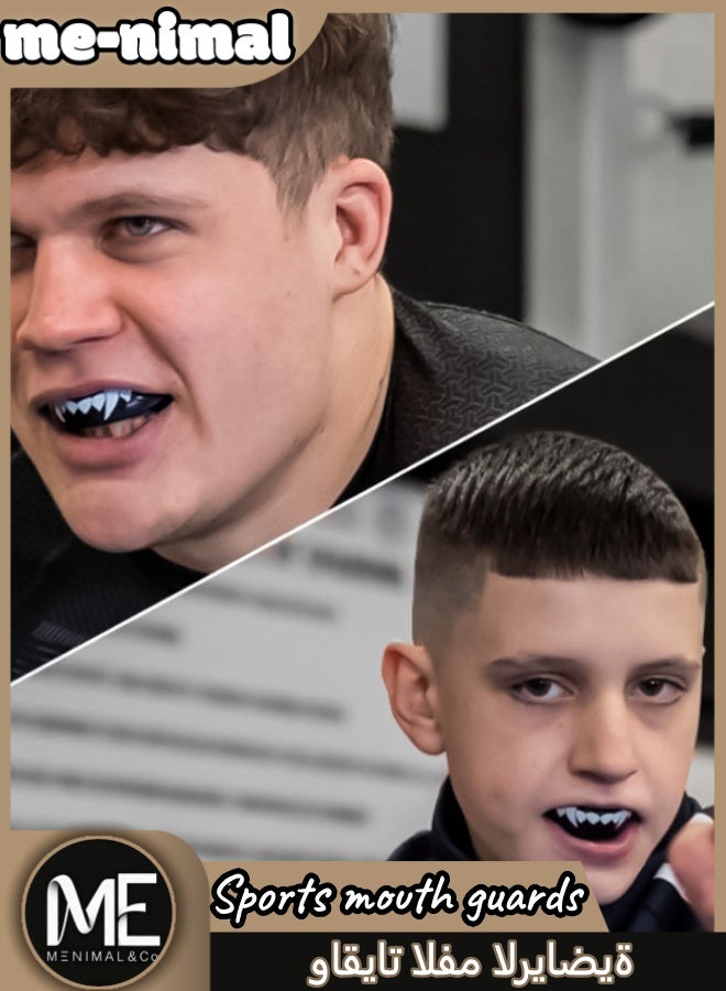 مينيمال حماية الفم حماية الأسنان بألوان مزدوجة، الملاكمة الهوكي وكرة القدم، الهوكي، وكرة القدم، التايكوندو، الأسنان الأسنان - Image 3