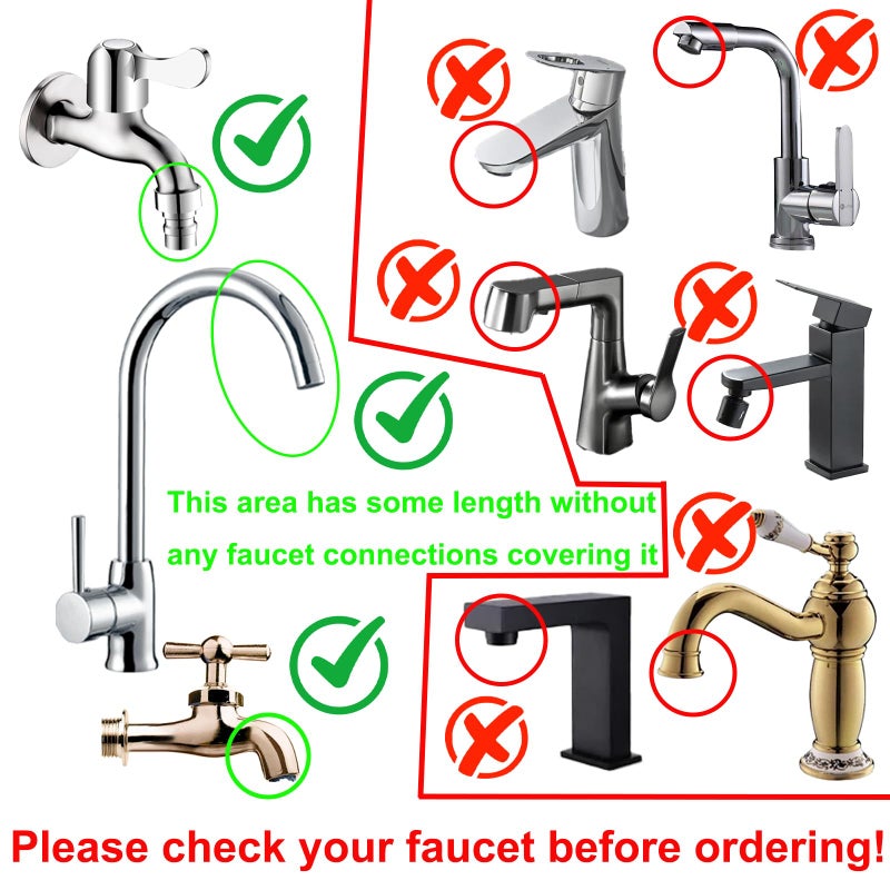 Anglepingping 16.40ft/5mSink Spray Hose,Shampoo Sprayer Handheld Hose Portable Sink Hose Spraye Strainers for Bathing Baby,Pets Shower,Rinsing Vegetables,Washing Hair - Image 3