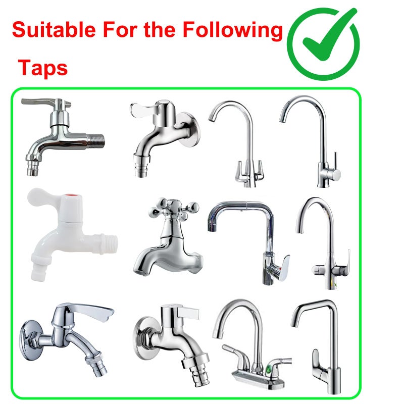 Anglepingping 16.40ft/5mSink Spray Hose,Shampoo Sprayer Handheld Hose Portable Sink Hose Spraye Strainers for Bathing Baby,Pets Shower,Rinsing Vegetables,Washing Hair - Image 2