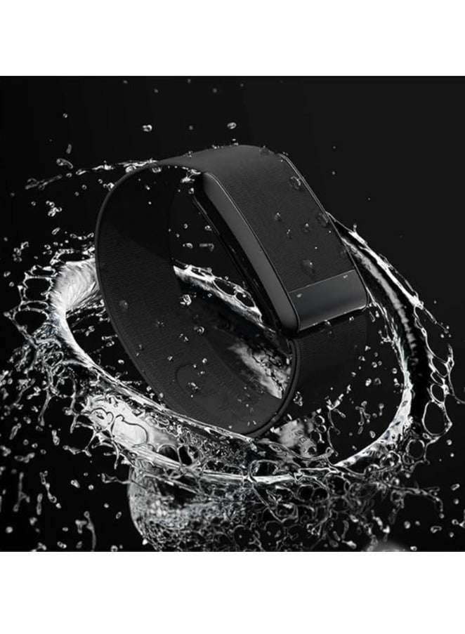 Replacement Fast-Drying Band Compatible with WHOOP 4.0 - Stylish & Affordable Replacement Strap - Breathable Band Strap Including U Shape Connector (Black) - Image 3