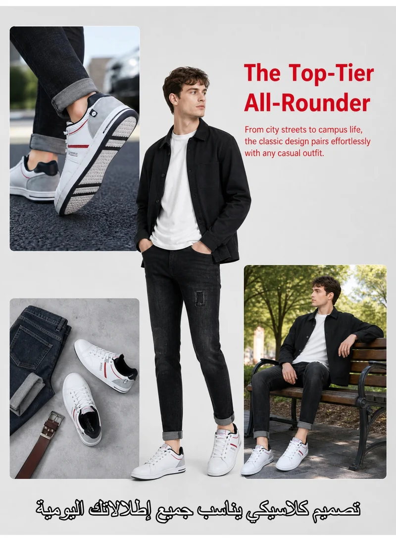 ARRIGO BELLO A1002-18 ARRIGO BELLO Men's Casual Low Top Sneakers Durable Leather Comfy Shoes for Daily Wear for Men | Best Price UAE