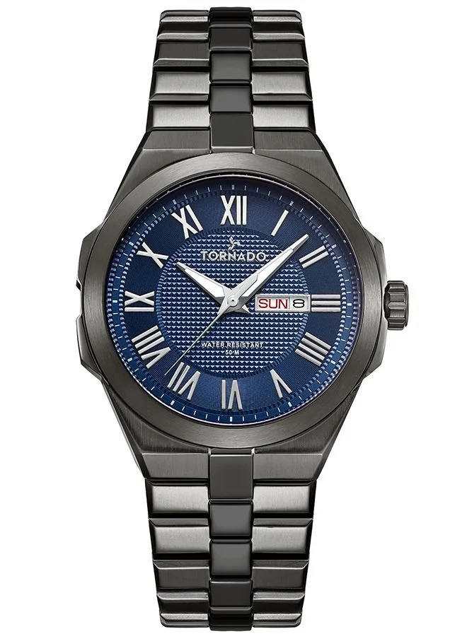 TORNADO TORNADO Men's Analog Navy Blue Dial Watch - T8007B-XBXN
