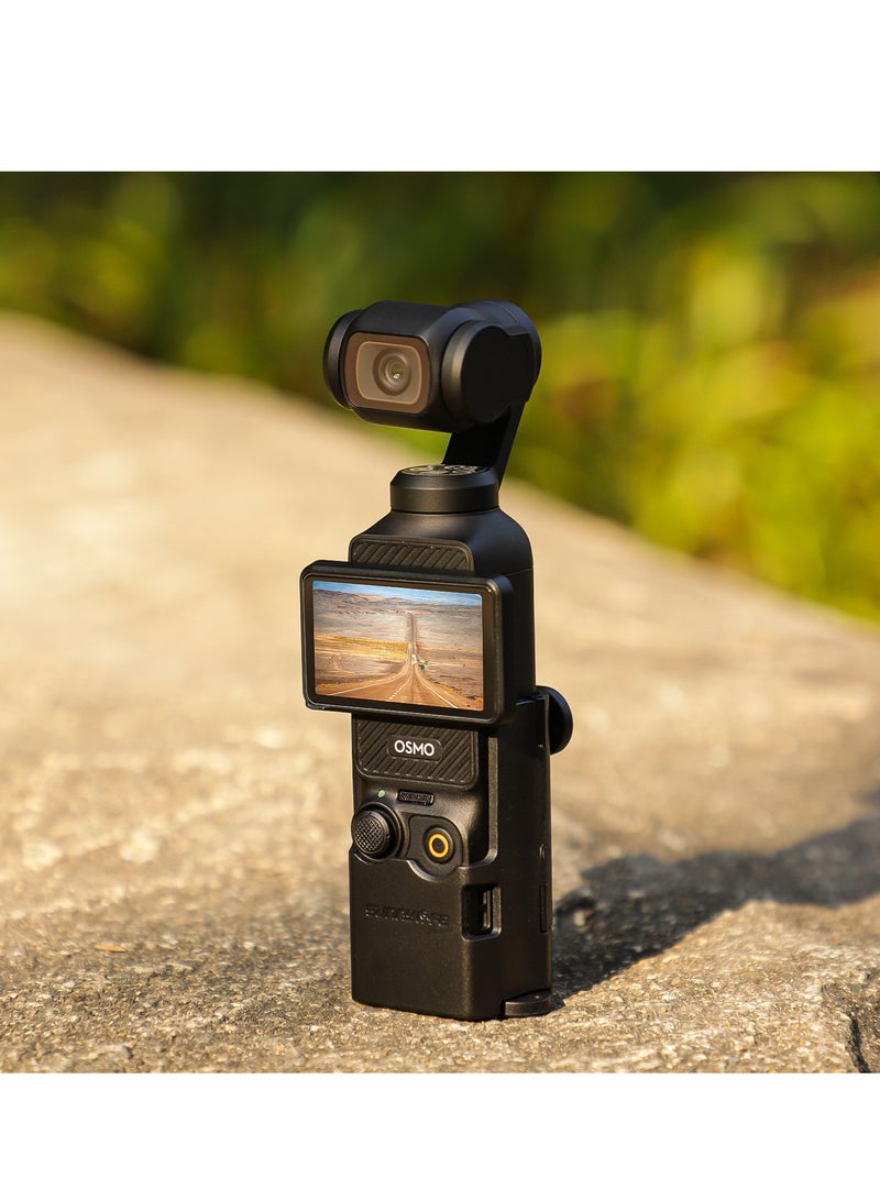 SYOSI Camera Extension Adapter for DJI Osmo Pocket 3 Compatible Protective Cage Dual Claw Hook Adapter Handle Foldable Tripod Mount Chest Neck Bracket Holder Backpack Clip and Bike Clamp - Image 5