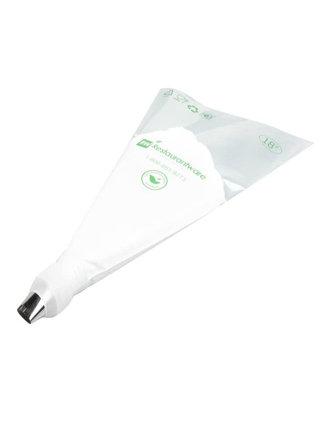 Restaurantware Pastry Tek Pastry Tip, 1 Reusable Basketweave Piping Tip - #1D, Dent-Resistant, Stainless Steel Icing Tip, Dishwasher-Safe, Decorate Cupcakes, Cakes, or Cookies - Image 1