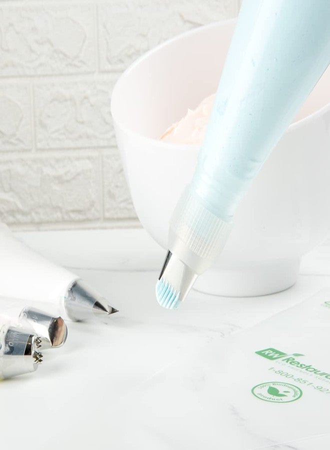 Restaurantware Pastry Tek Pastry Tip, 1 Reusable Basketweave Piping Tip - #1D, Dent-Resistant, Stainless Steel Icing Tip, Dishwasher-Safe, Decorate Cupcakes, Cakes, or Cookies - Image 3