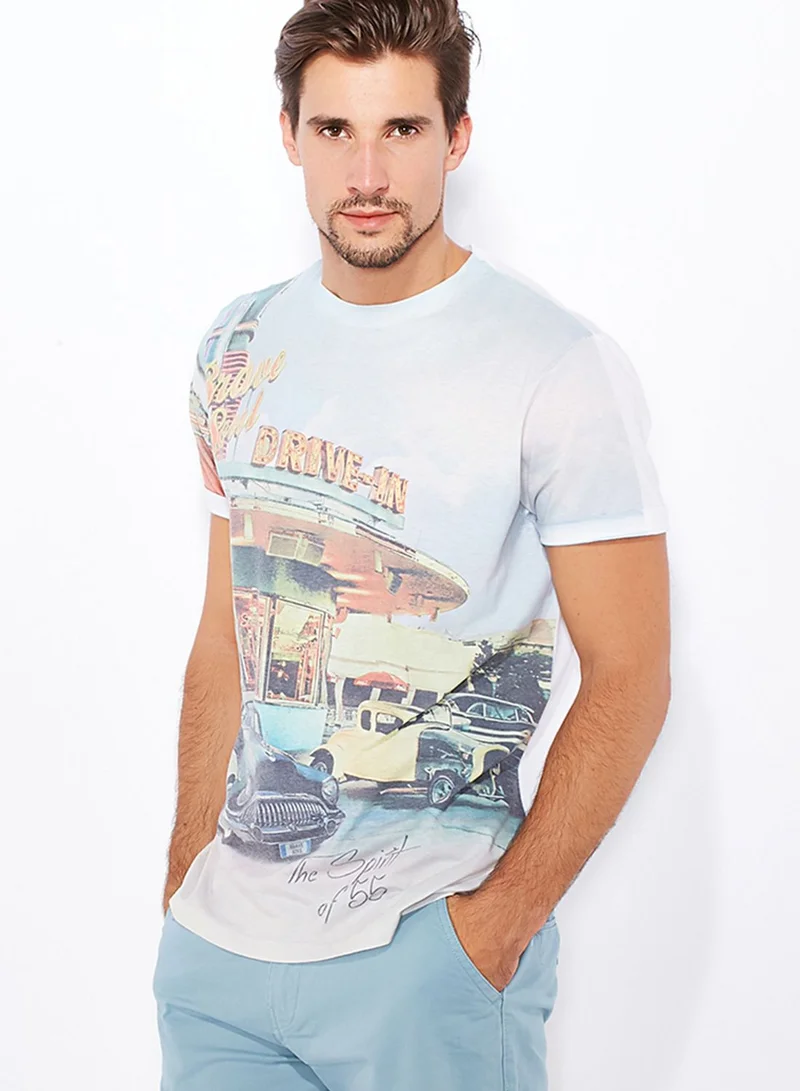 BRAVE SOUL Sublimation Print T-Shirt