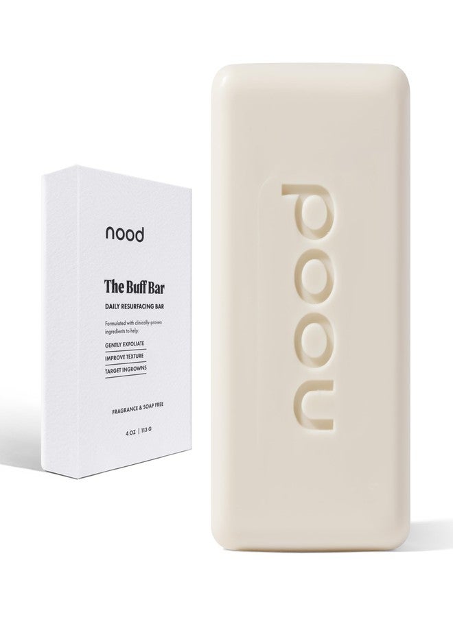 Nood NEW Nood™ Buff Bar — Pre-Shave Exfoliating Body Scrubber Treatment for Keratosis Pilaris (KP) Bumps — Reduce Ingrown Hairs, Improve Skin Texture, & Reveal Brighter, Healthier Skin - Image 1