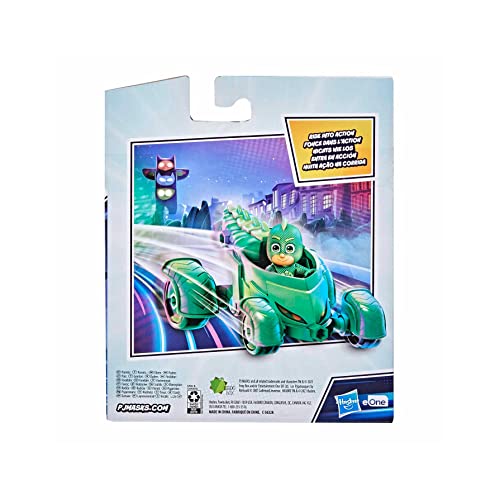 PJMASKS PJ Masks Gekko-Mobile Preschool Toy, Gekko Car with Gekko Action Figure for Kids Ages 3 and Up, Green - Image 4