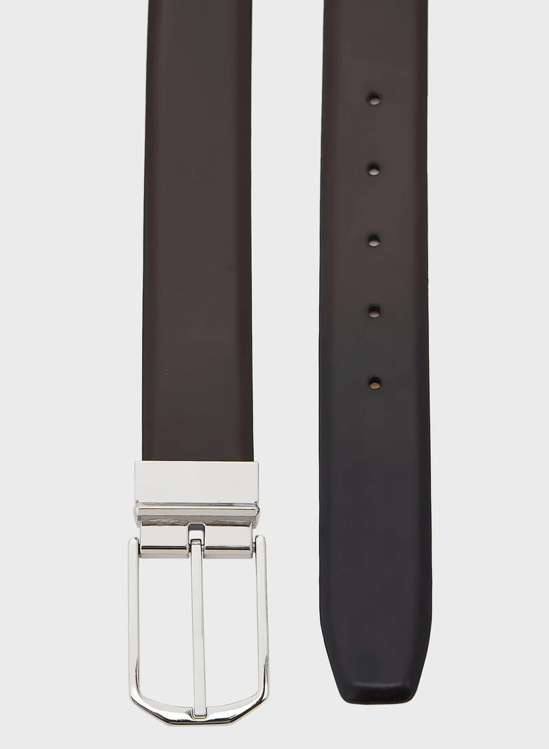 CALVIN KLEIN Square Buckle Allocated Hole Belt