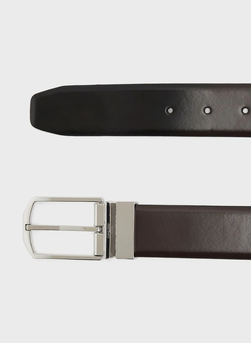 CALVIN KLEIN Square Buckle Allocated Hole Belt