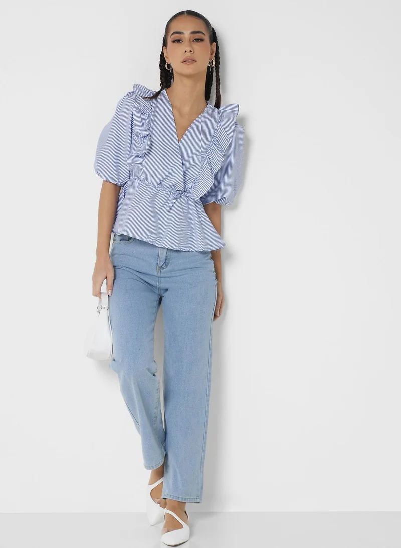 Ginger Ruffle Sleeve Top