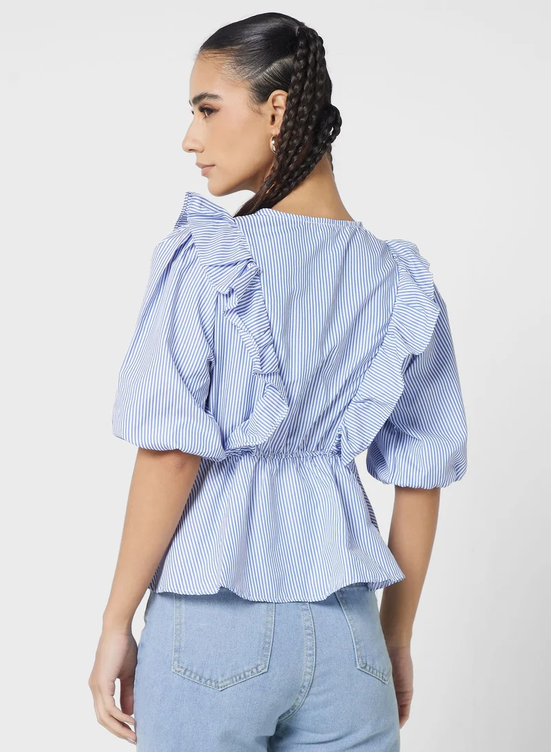 Ginger Ruffle Sleeve Top
