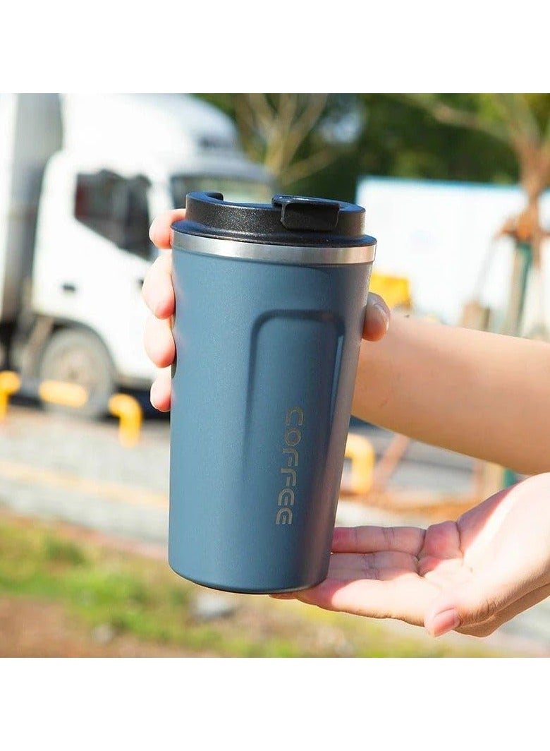Coffee Stainless Steel Coffee Mug, Capacity 510ml, Double Walled, Leakproof Design, Reusable - Image 3
