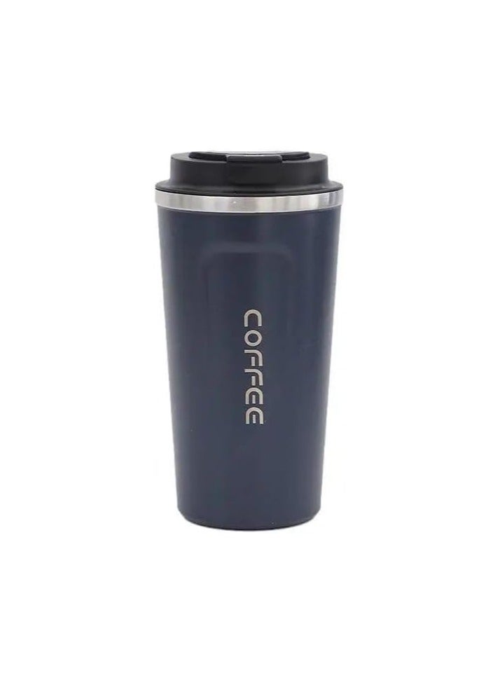 Coffee Stainless Steel Coffee Mug, Capacity 510ml, Double Walled, Leakproof Design, Reusable - Image 1