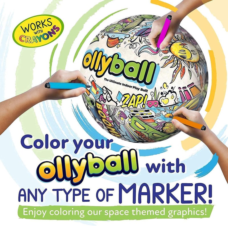 Ollyball - The Ultimate Indoor Play Ball for Kids and Parents Two Pack - Image 2