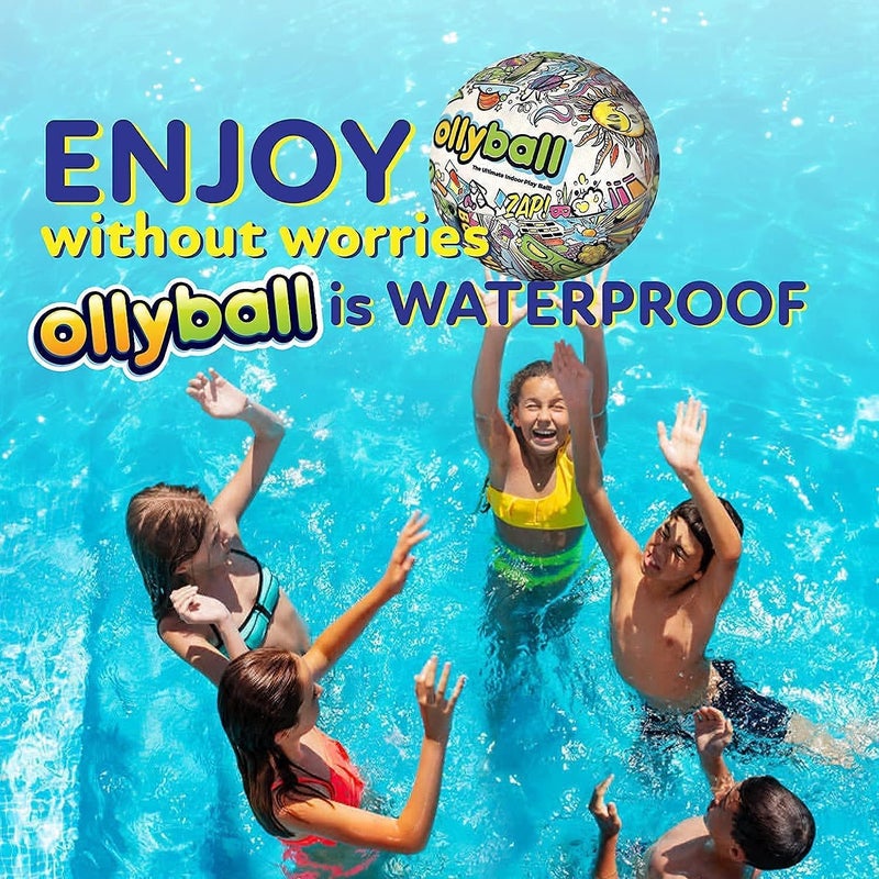 Ollyball - The Ultimate Indoor Play Ball for Kids and Parents Two Pack - Image 3