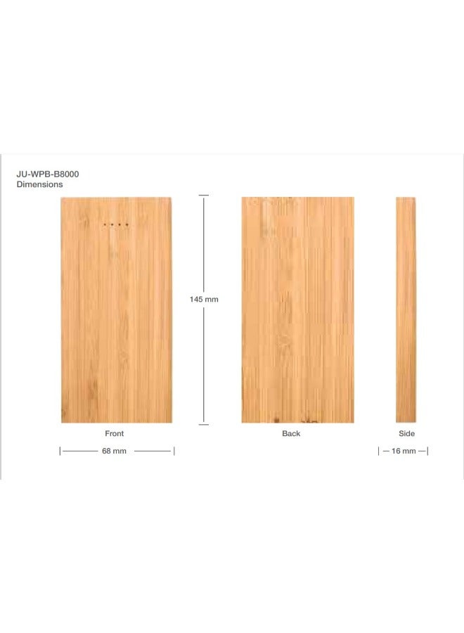 BYFT Bamboo Wireless Power Bank - Image 4