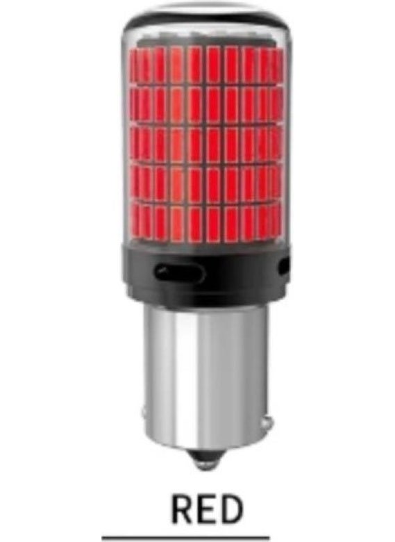 YLC - Stop LED Bulb 1156 144 Smd LED Bulb 2 Pieces Red - Image 1