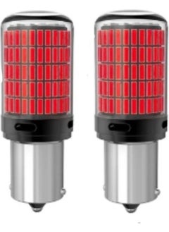 Stop LED Bulb 1156 144 Smd LED Bulb 2 Pieces Red