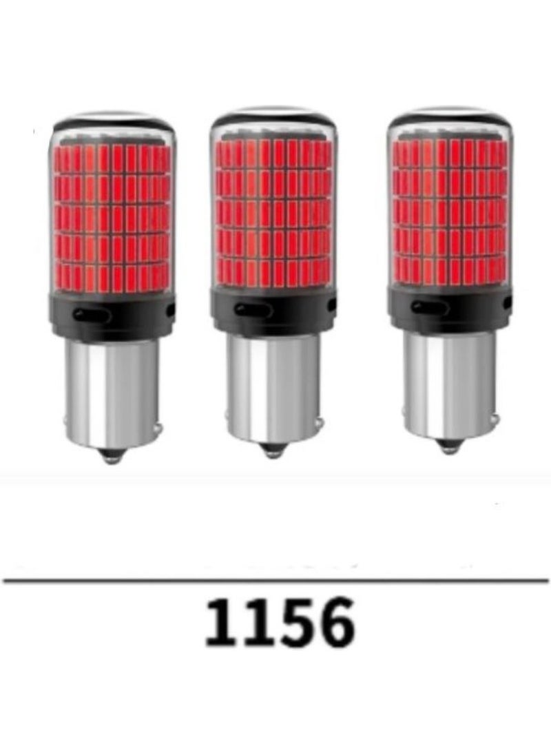 YLC - Stop LED Bulb 1156 144 Smd LED Bulb 2 Pieces Red - Image 1