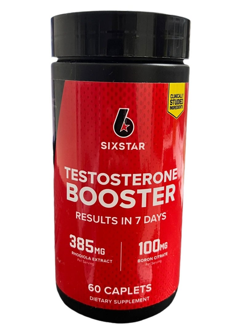 SIXSTAR Testosterone Booster, 60 Caplets