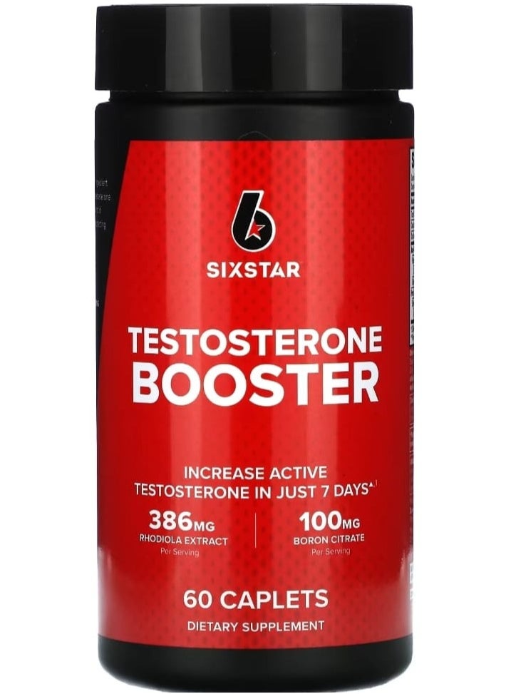 SIXSTAR Testosterone Booster, 60 Caplets 