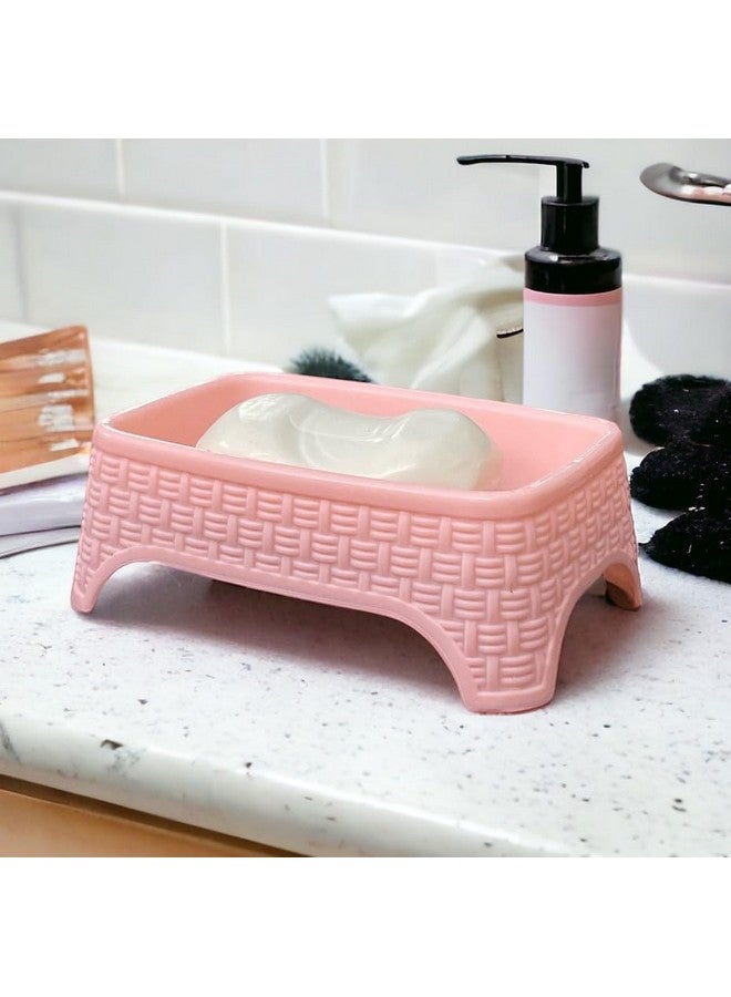 CSM Plastic Soap Case Soap Holder Soap Dish For Bathroom Kitchen Sink -Set of 3 (Assorted) - Image 4