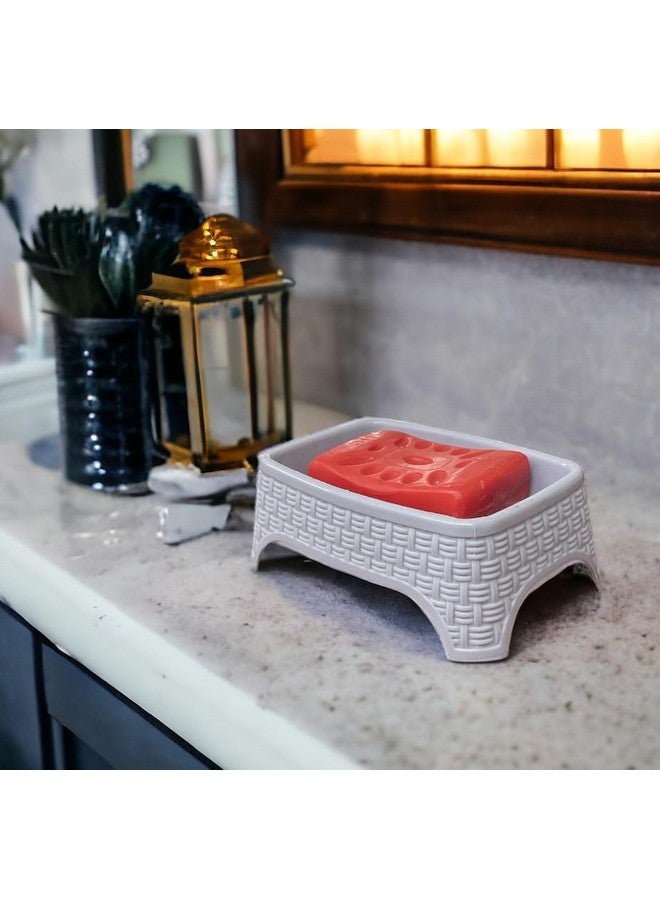 CSM Plastic Soap Case Soap Holder Soap Dish For Bathroom Kitchen Sink -Set of 3 (Assorted) - Image 2