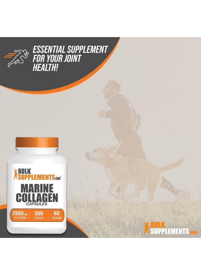 بالك سابلمنتس كبسولات الكولاجين البحري من BulkSupplements.com - مكمل الكولاجين، كبسولات ببتيدات الكولاجين، حبوب الكولاجين البحري - خالية من الجلوتين، 5 كبسولات لكل وجبة، إمداد لمدة 60 يومًا، 300 كبسولة  - Image 5