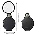 WY LIGHTING LEVEL 2Pcs 10X Small Magnifying Glasses for KidsSenior Pocket Magnifier Mini Folding Hand Held Magnify with Rotating Aid Protective Cover Ideal for Seniors Reading Close Work About 50 Mm Diameter - Image 4