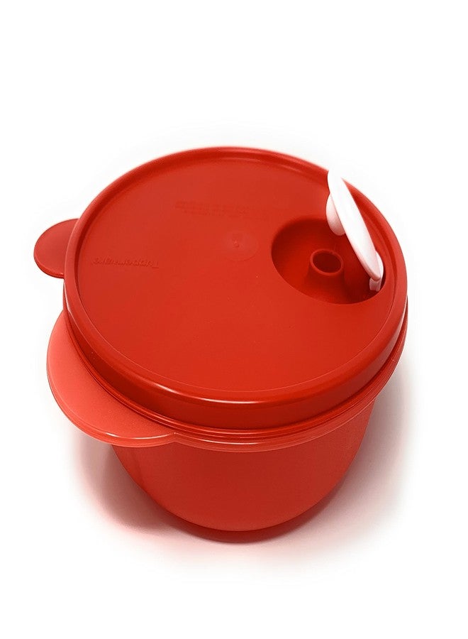 توبروير وعاء مقسم أحمر اللون من تابروير كريستال ويف، مناسب للميكروويف - Image 3