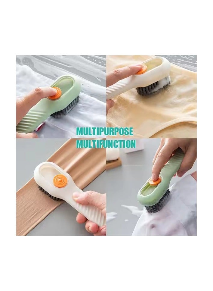 Goolsky Multifunctional Liquid Shoe Brush Household Shoe Washing Brush Soft Bristles Laundry Brush White Shoe Collar Cleaning Brush - Image 5