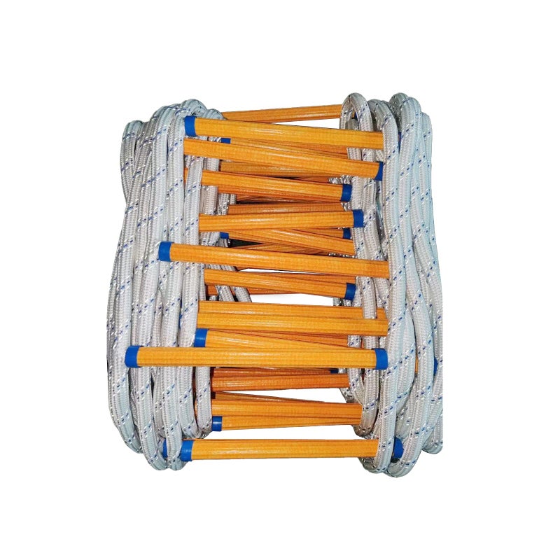 Rope Ladder98 Feet Emergency Fire Escape Ladders Flame Resistant Safety Rope Ladder with HooksFast to Deploy Sturdy and Strong Portable and Reusable 2 StoryWeight Capacity up to 2000 Pounds