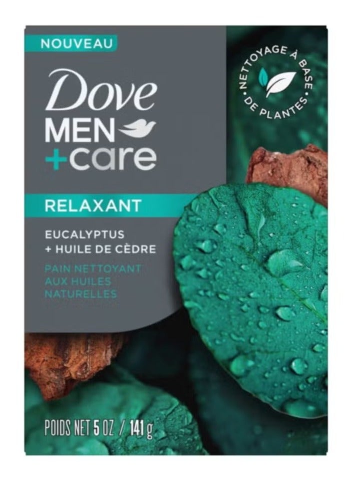 دوف صابون تنظيف البشرة مين + كير ريلاكس بزيت الأوكالبتوس والأرز مع زيوت طبيعية 141 جم