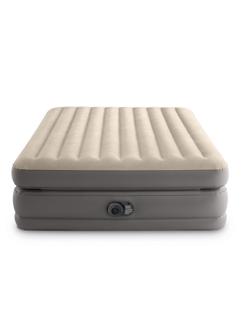 INTEX Queen Comfort Elevated Airbed W/ Fiber-Tech Rp - Image 2